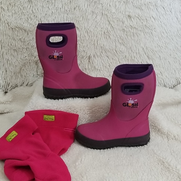 Bogs Other - Glosh by Bogs rain boots shoes kids size 12 girl